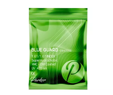 Parker Blue Guard 1.61 SHMC Lens